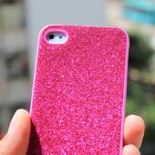 Glam glitter case for iPhone4/4S with smooth finish